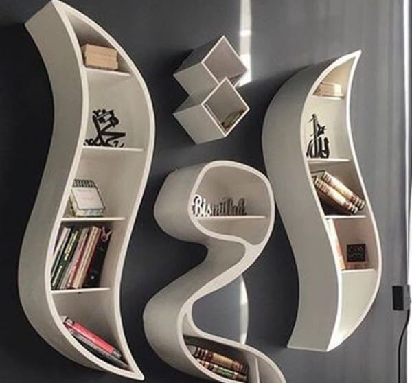 ديكورات مكتبة عصرية في المنزل 2019