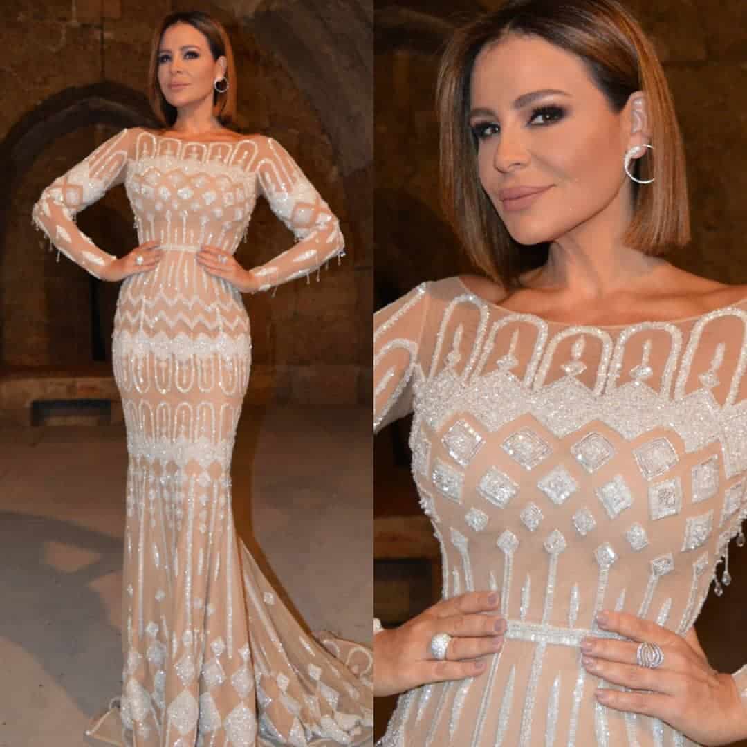 إطلالة كارول سماحة بمهرجان دمشق