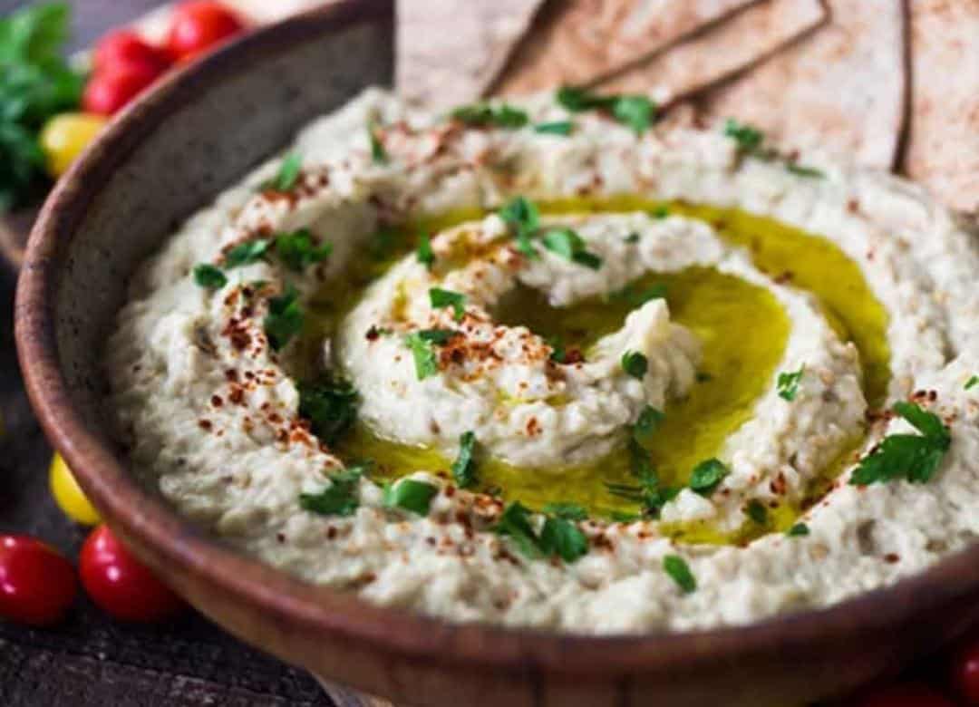 طريقة عمل بابا غنوج بطريقة صحية