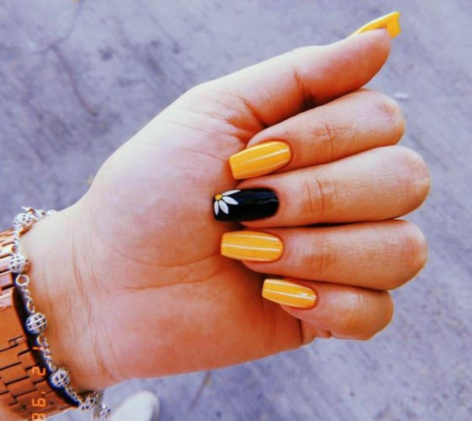 ألوان المانكير 2019 .. «الأصفر» يتربع على عرش الموضة برسومات مميزة