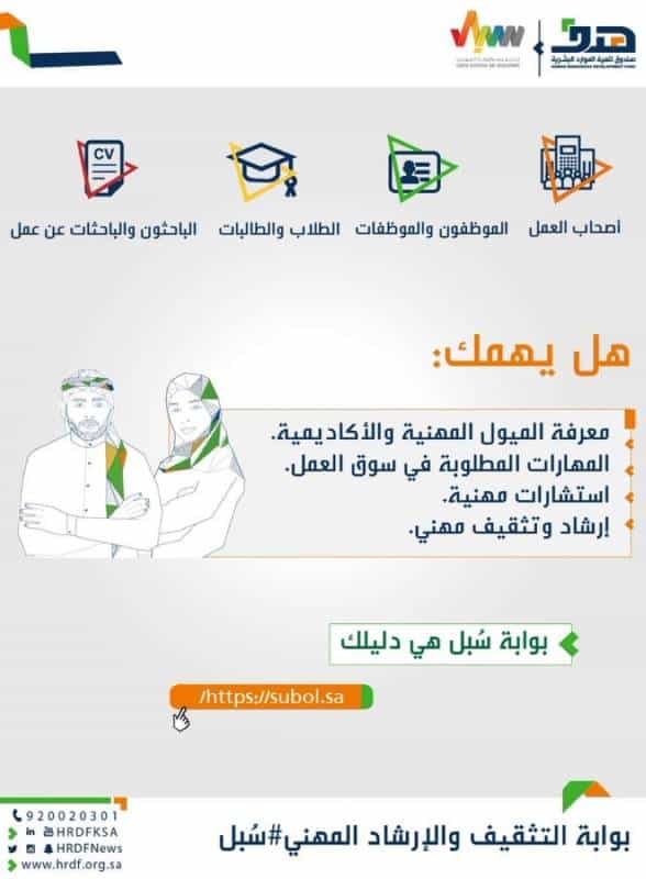 هدف تكشف عدد المستفيدين من «بوابة التثقيف والإرشاد المهني الإلكترونية»