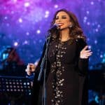 أنغام في ليالي القصيم .. إطلالة ملكية واحتفال بيوم ميلادها