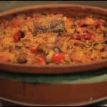 طريقة عمل طاجن سمك بالفريك