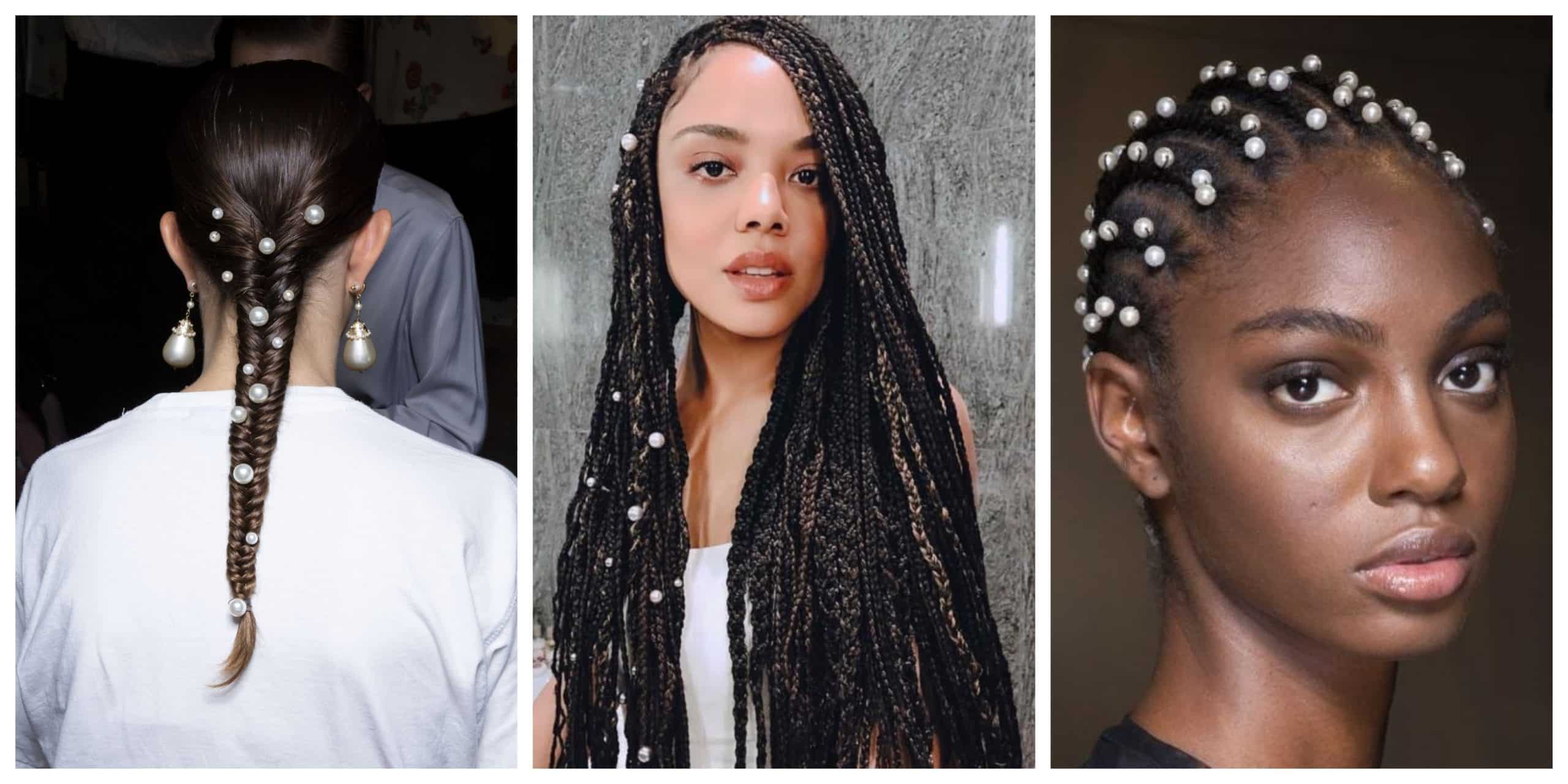 تسريحة الضفائر المزينة ترند 2020