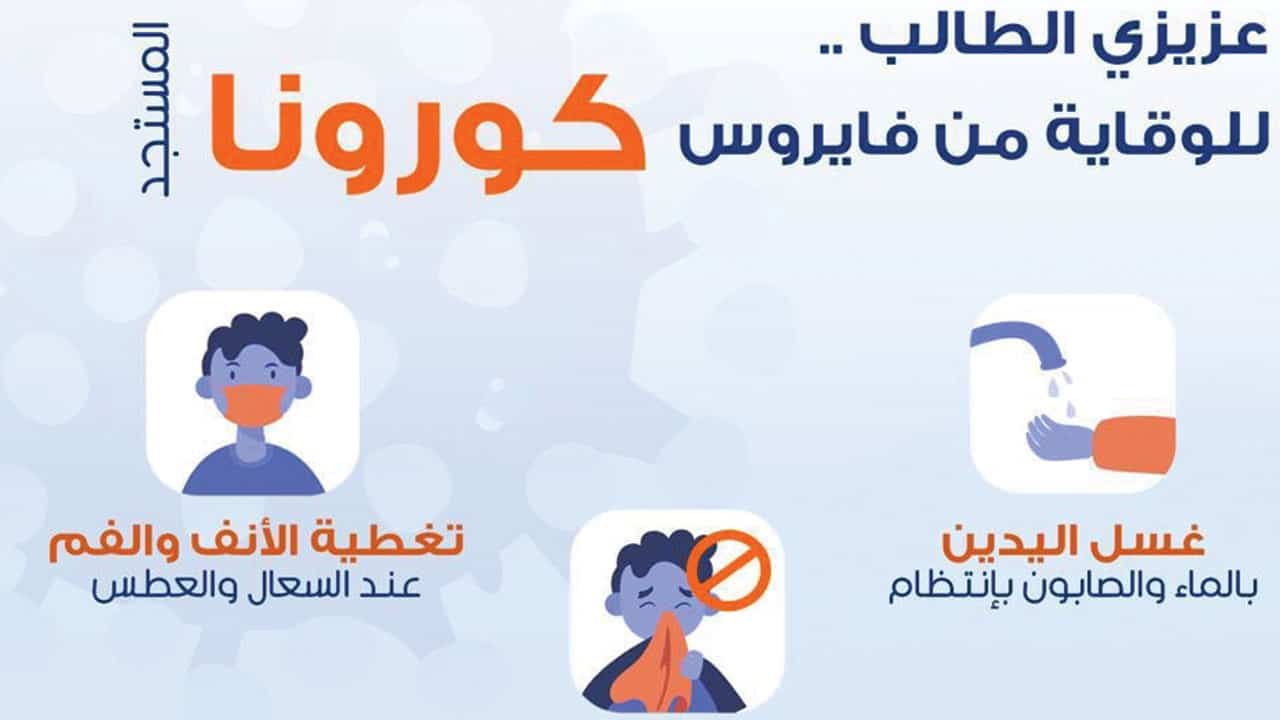 «حملة توعوية لتعليم جدة» للحماية من فيروس كورونا