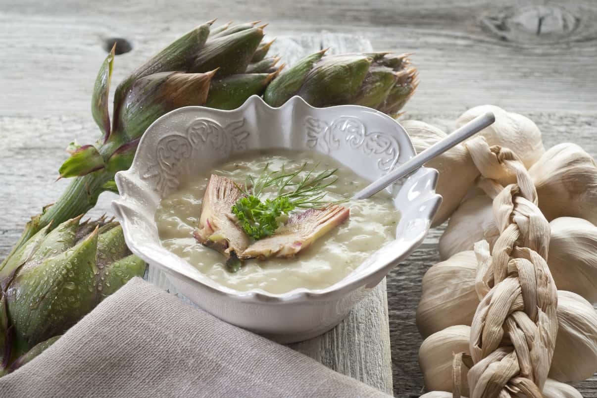 طريقة عمل شوربة الخرشوف