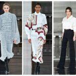 «فيكتوريا بيكهام» تستعرض مجموعتها في أسبوع الموضة بلندن