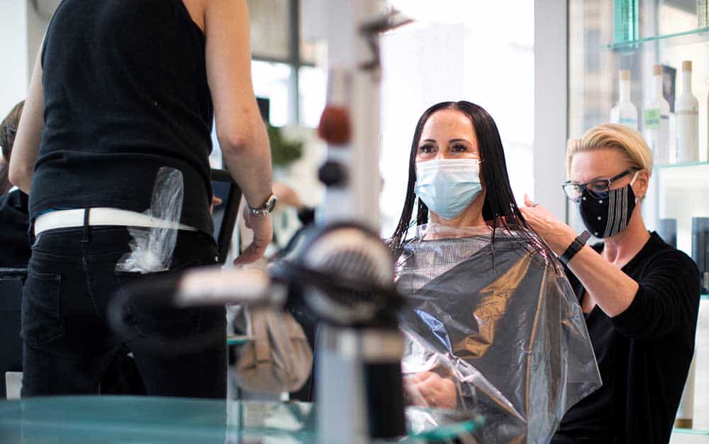 صالونات التجميل في زمن كورونا