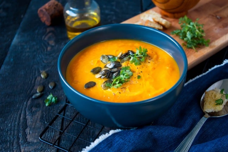 شوربة القرع بالتفاح