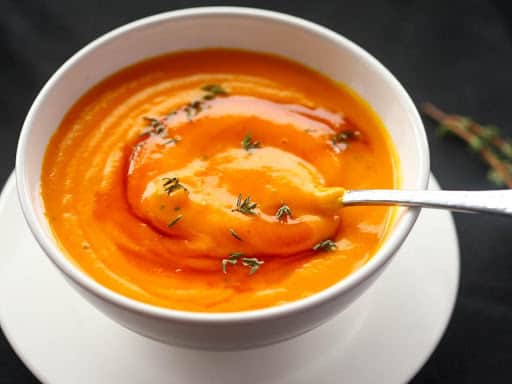 شوربة القرع بالتفاح