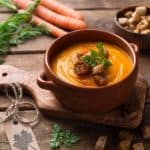 طريقة عمل شوربة القرع بالجزر