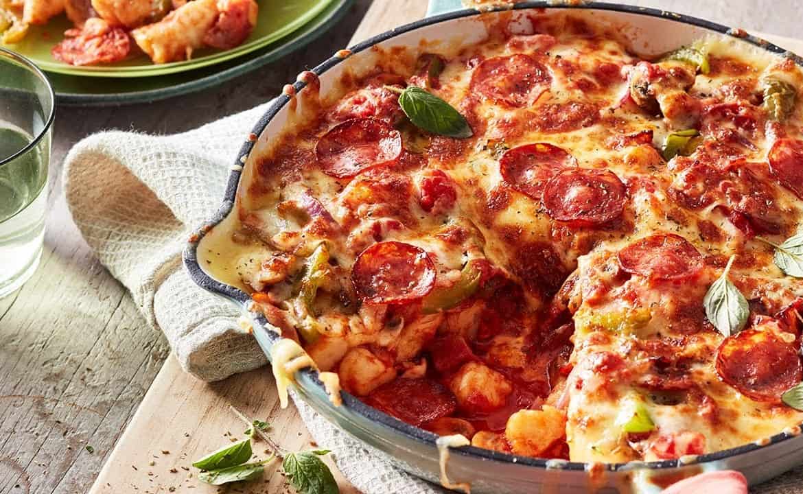 طريقة عمل مكرونة البيتزا خطوة بخطوة