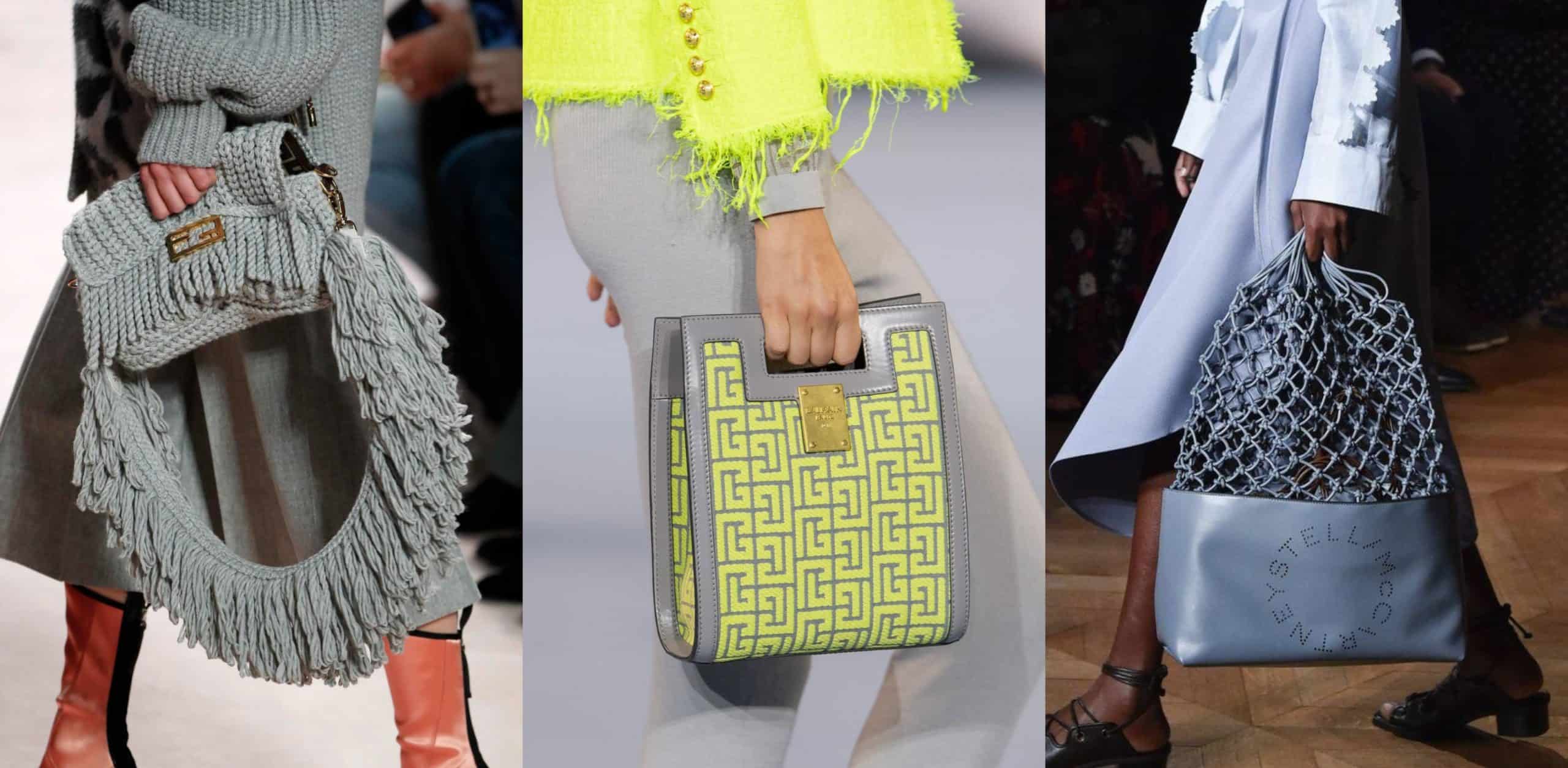 حقائب اليد الرمادية من أشهر الماركات