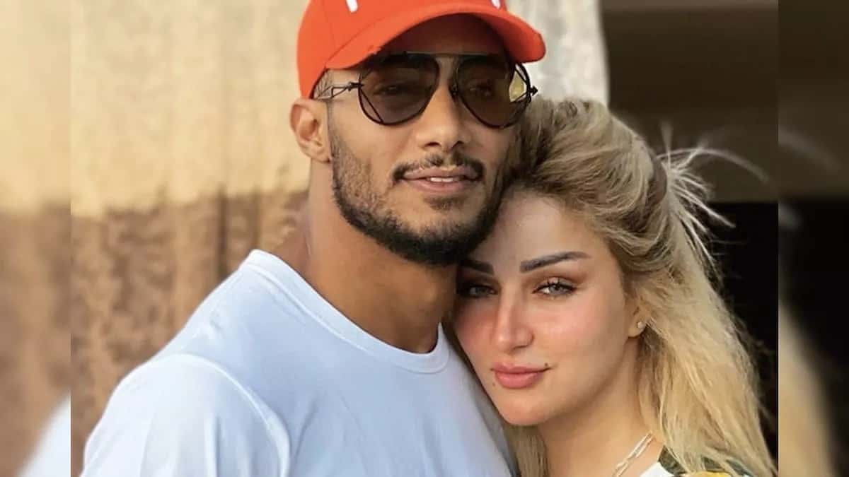 زوجة محمد رمضان ترقص في إحدى حفلاته