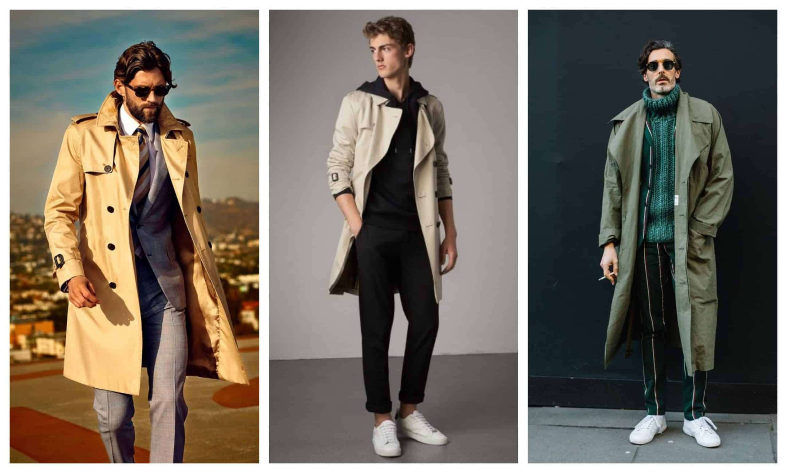 طرق تنسيق معاطف الترانشكوت للرجال في خريف 2020