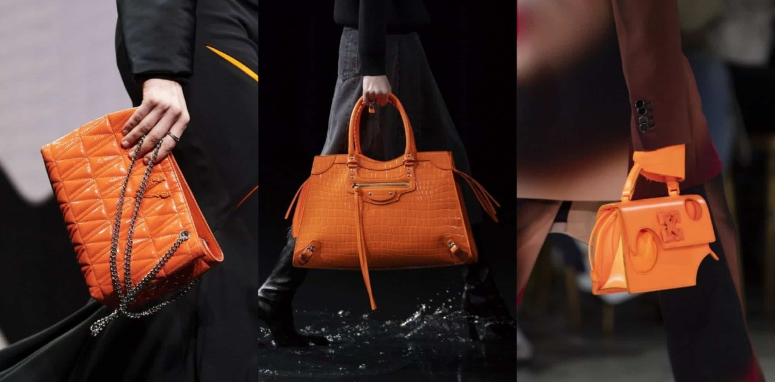 حقائب اليد باللون المرجاني