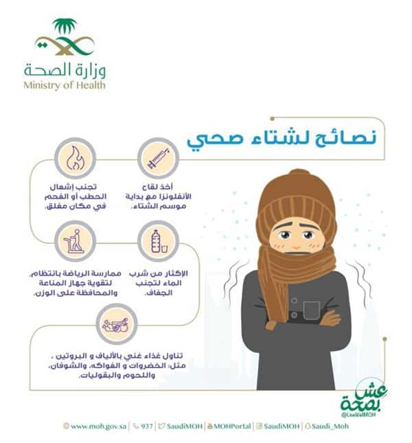 قضاء فصل شتاء صحي ودافئ بـ6 نصائح ضرورية