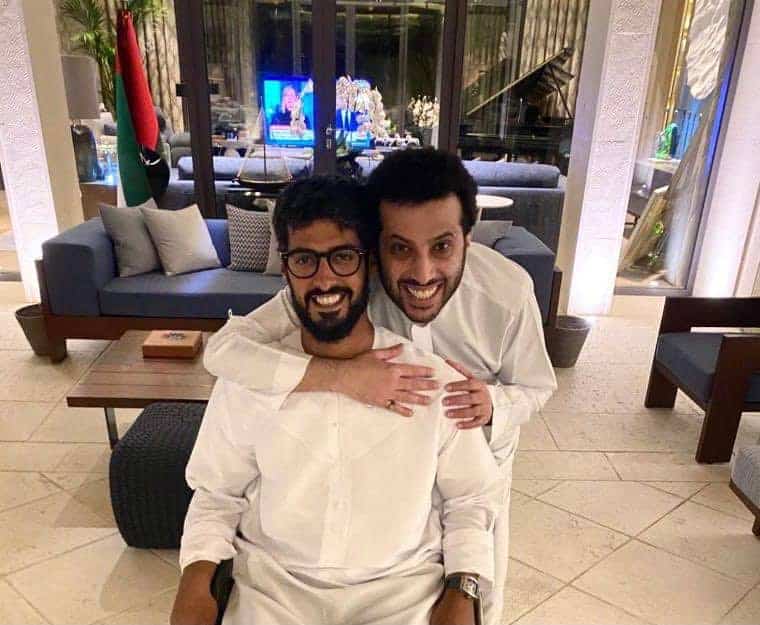 تركي آل الشيخ يحتفي بلقاء زايد بن حمدان