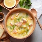 طريقة عمل شوربة السمك بالكريمة