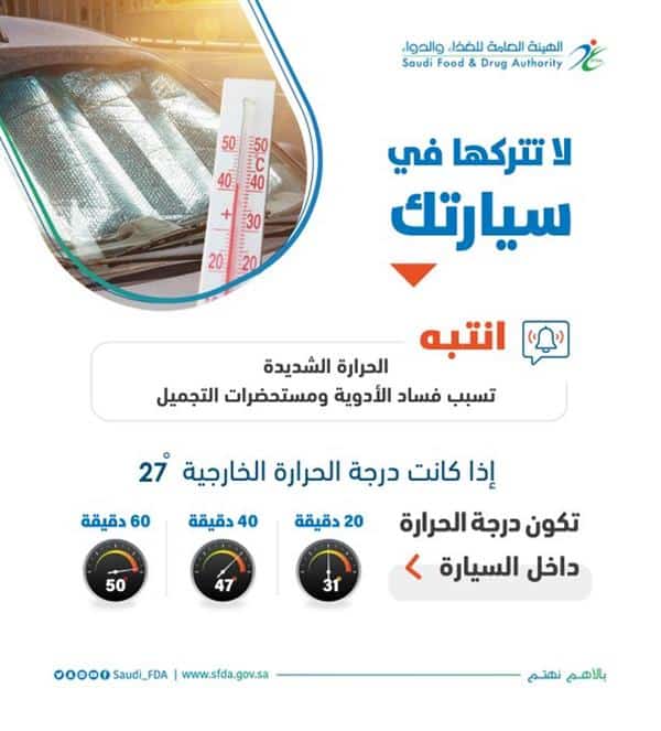 هل ترك الأدوية ومستحضرات التجميل داخل السيارة يفسدها؟