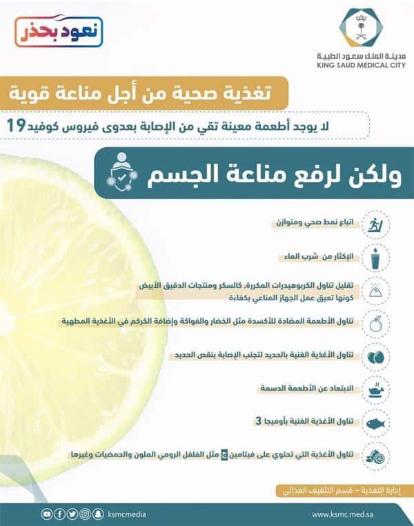 هل يوجد أطعمة للحماية من كورونا ورفع المناعة؟