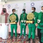 وصول البعثة السعودية من أولمبياد طوكيو 2020 وسط احتفال كبير بالبطل الأوليمبي طارق حامدي