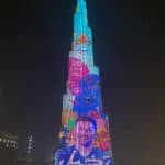 برج خليفة يعرض لقطات من الفيديو الترويجي لموسم الرياض 