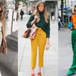 تنسيق البنطلون الملون 