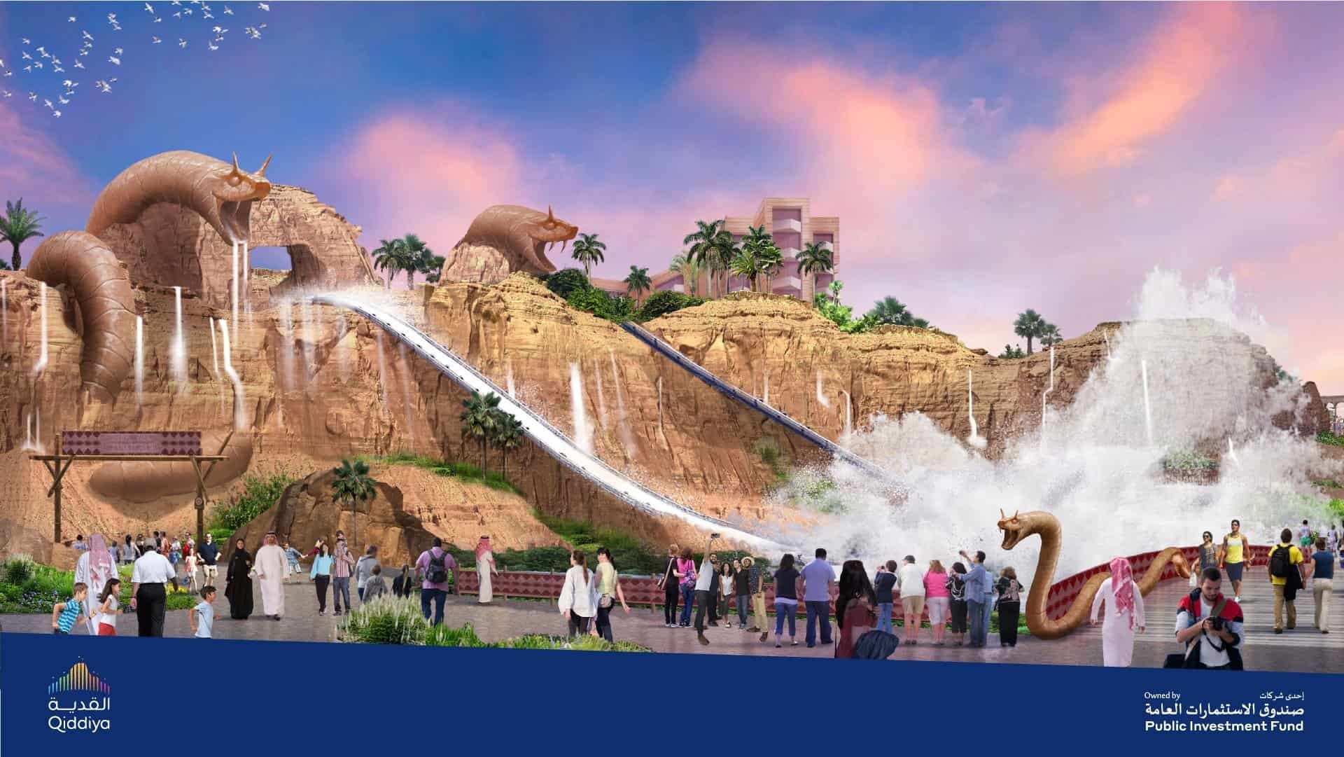 أول منتزه للألعاب المائية في القدية