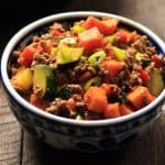 طريقة تحضير اللحم المفروم بالفلفل والزيتون لوصفات شهية ولذيذة