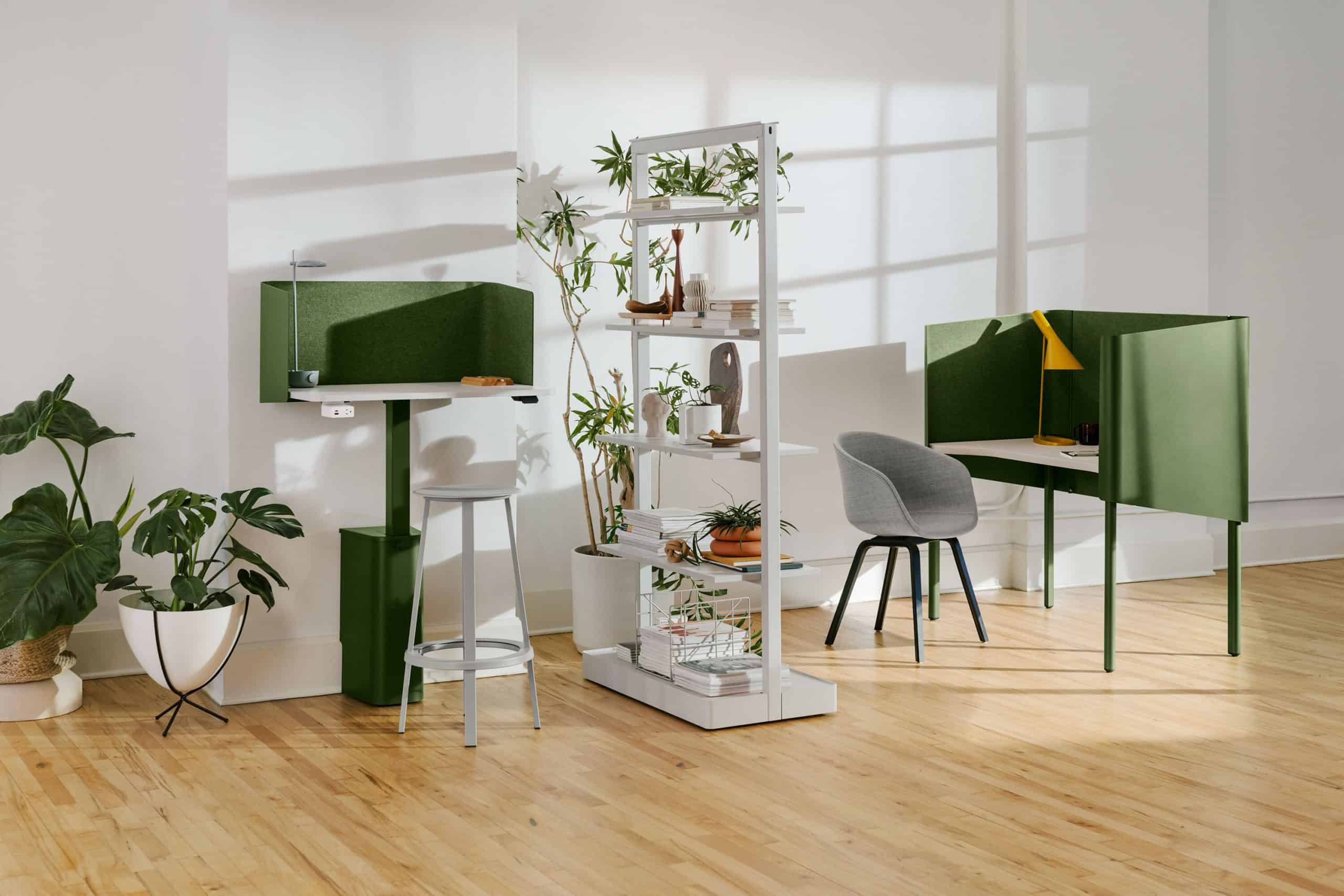 تصميم المكاتب المستدامة.. مغامرة بالألوان لبيئة عمل ملهمة