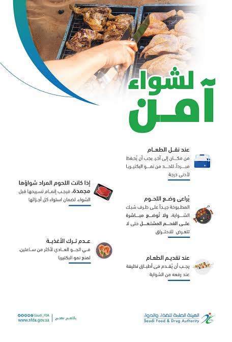 نصائح لشواء آمن وصحى للطعام.. «هيئة الغذاء» توضح