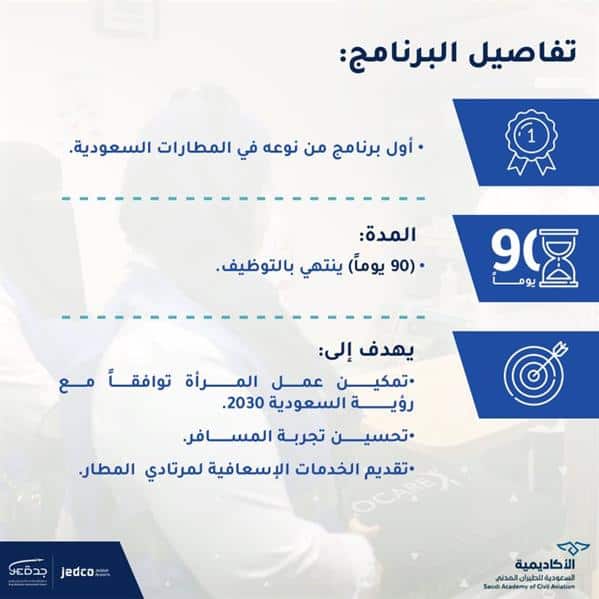 برنامج تدريب المسعفات في مطار جدة.. الأول من نوعه بالمملكة