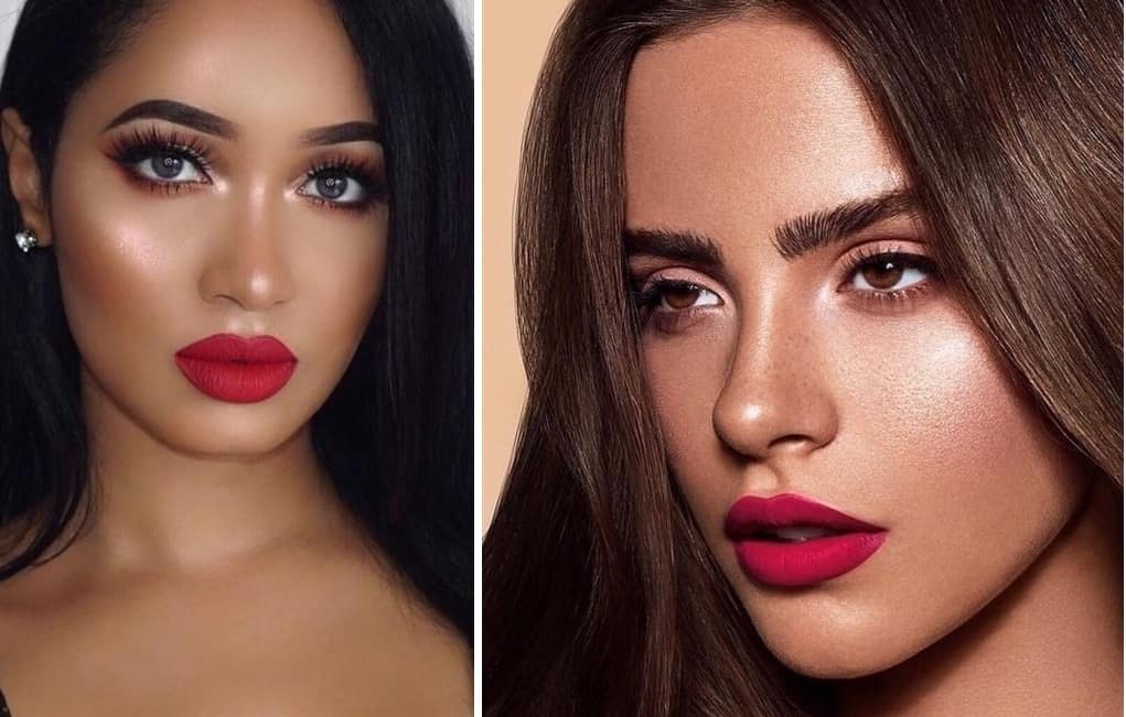 أفضل أحمر شفاه للعروس السمراء متناغم مع لون بشرتها