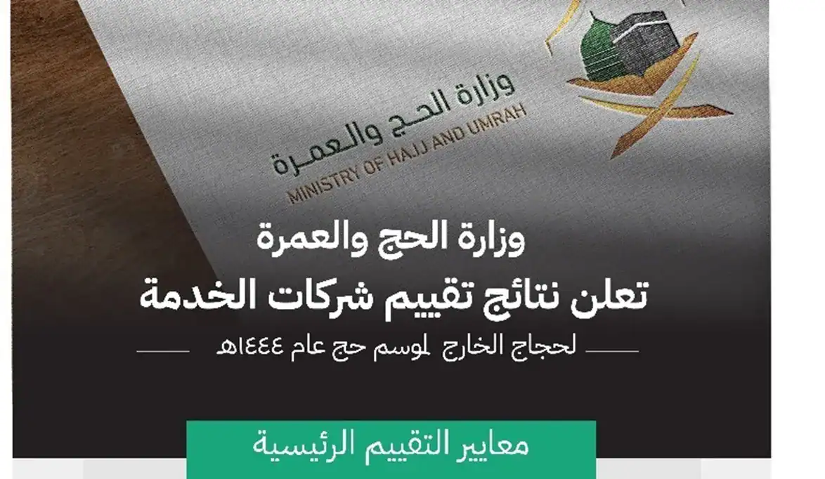 «الحج والعمرة» تعلن نتائج التقييم لشركات حجاج الداخل والخارج