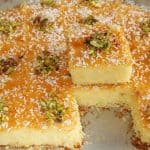 كيكة البسبوسة على طريقة الشيف السعودية مريم الحداد