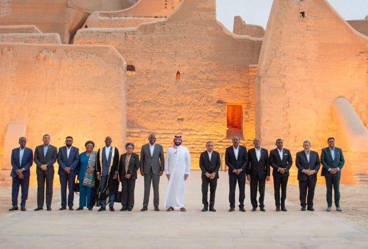قمة القمة السعودية ودول الكاريكوم  تصدر بياناً مشتركاً.. تضمن17 بندًا
