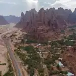 وادي " الديسة " بتبوك .. طبيعة خلابة يقصدها السياح الأجانب