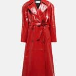 معطف الخندق الجلدي (Trench Coat) من أبرز صيحات الموضة في هذا الموسم