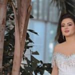 تفاصيل إطلالة دانية شافعي في حفل زفافها.. طلة ملكية جذابة