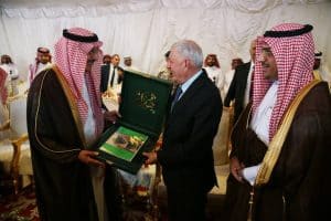 رئيس العراق يزور مشروع سد جازان