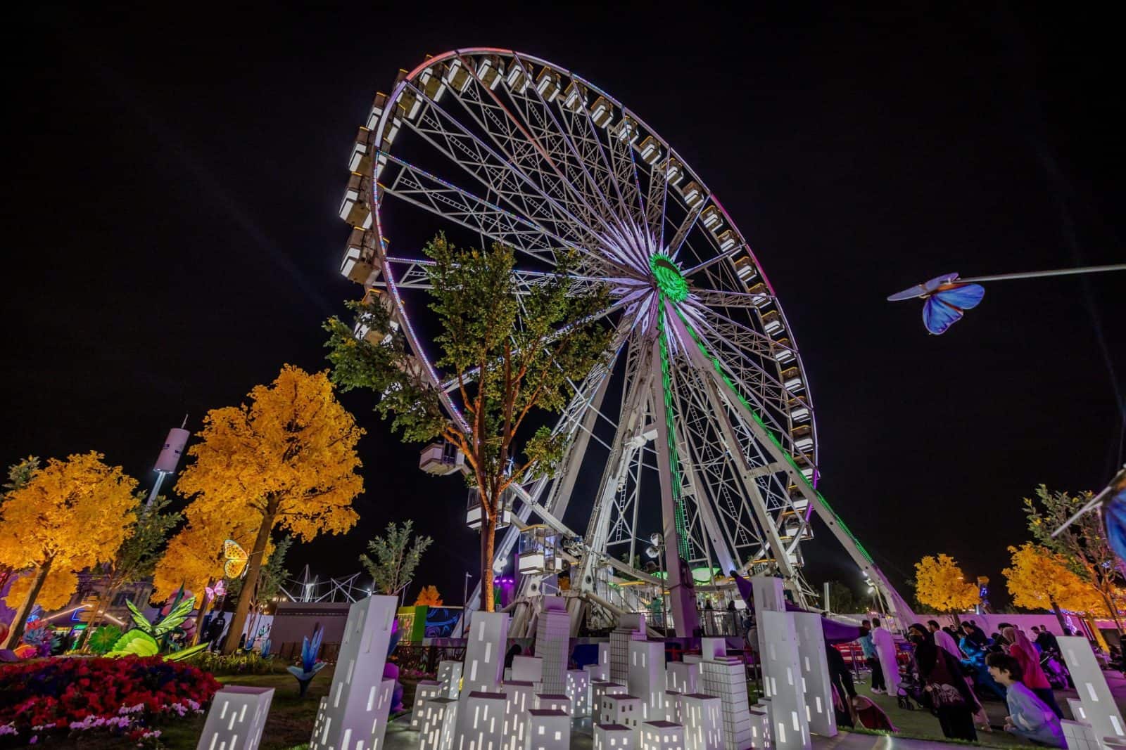 تجربة «55M Wheel» في عين ونتر جاردن.. شاهد الرياض من ارتفاع 60 متر