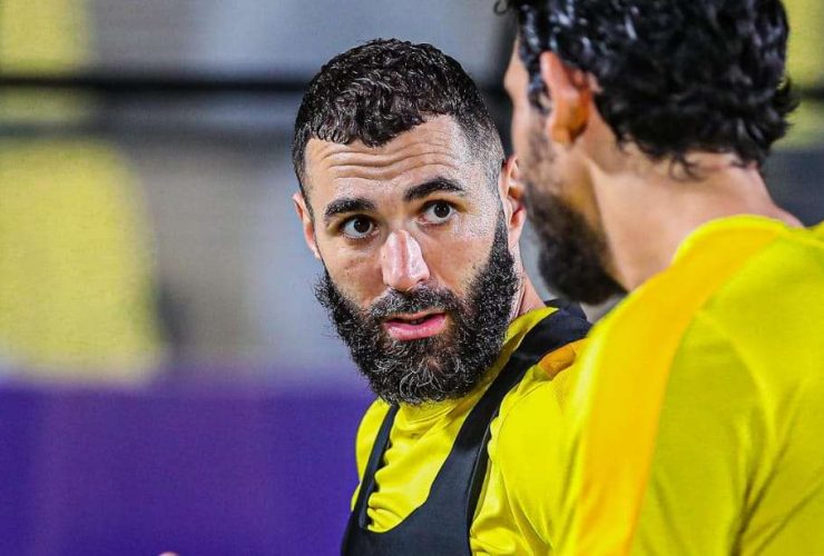 كريم بنزيما لاعب الاتحاد