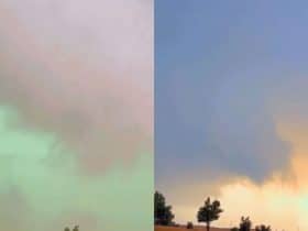 اللون الأخضر بالسحب