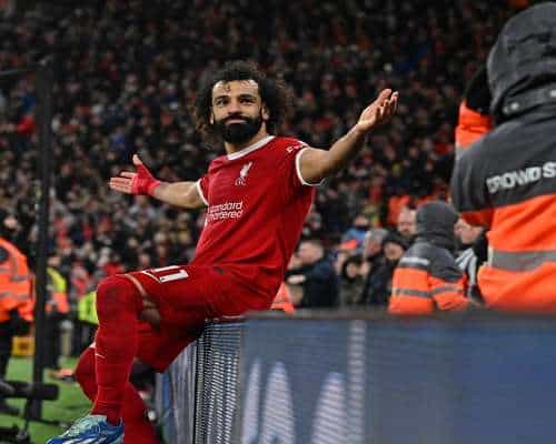 محمد صلاح أمام نيوكاسل