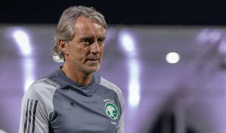 روبرتو مانشيني المدير الفني لمنتخب السعودية