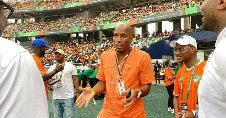 دروجبا من حفل افتتاح كأس الأمم الأفريقية في كوت ديفوار