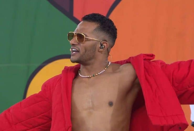 محمد رمضان من حفل افتتاح كأس الأمم الأفريقية