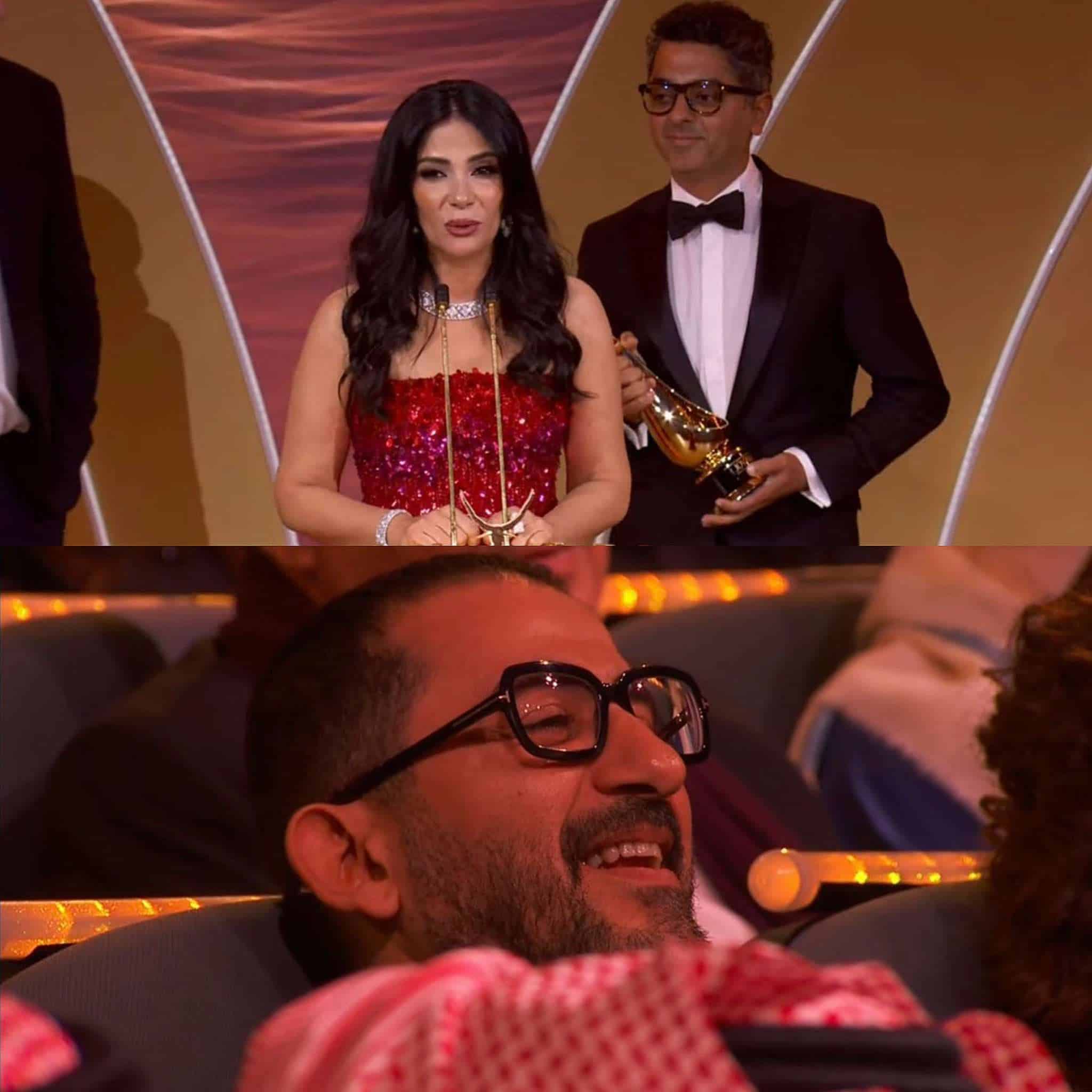 مني زكي في حفل joy award