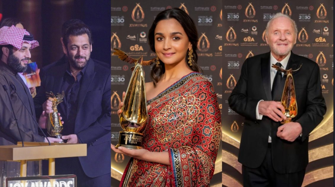 حدث استثنائي.. «Joy Awards 2024» يجمع سلمان خان وعليا بهات بأنتوني هوبكنز